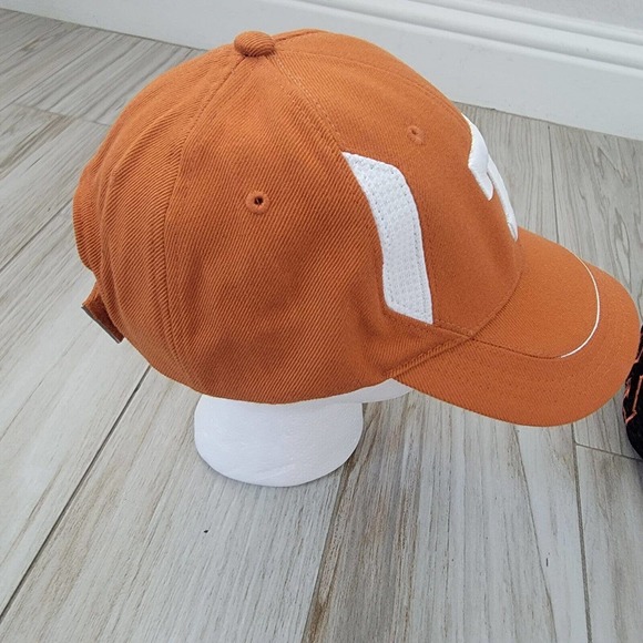 Lot of 2 Texas Longhorns Baseball Cap Hat NCAA Wool Polyester Orange Black - Picture 7 of 16